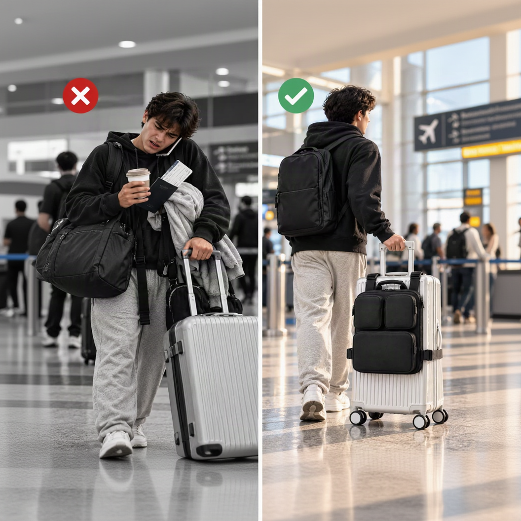 Suitcase Attachment Bag