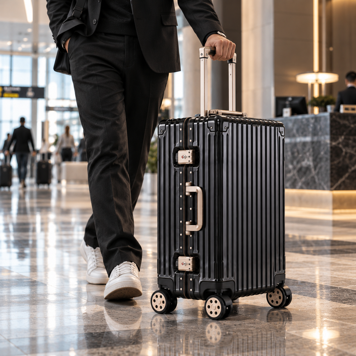 Check-In Suitcase — Anti-Theft