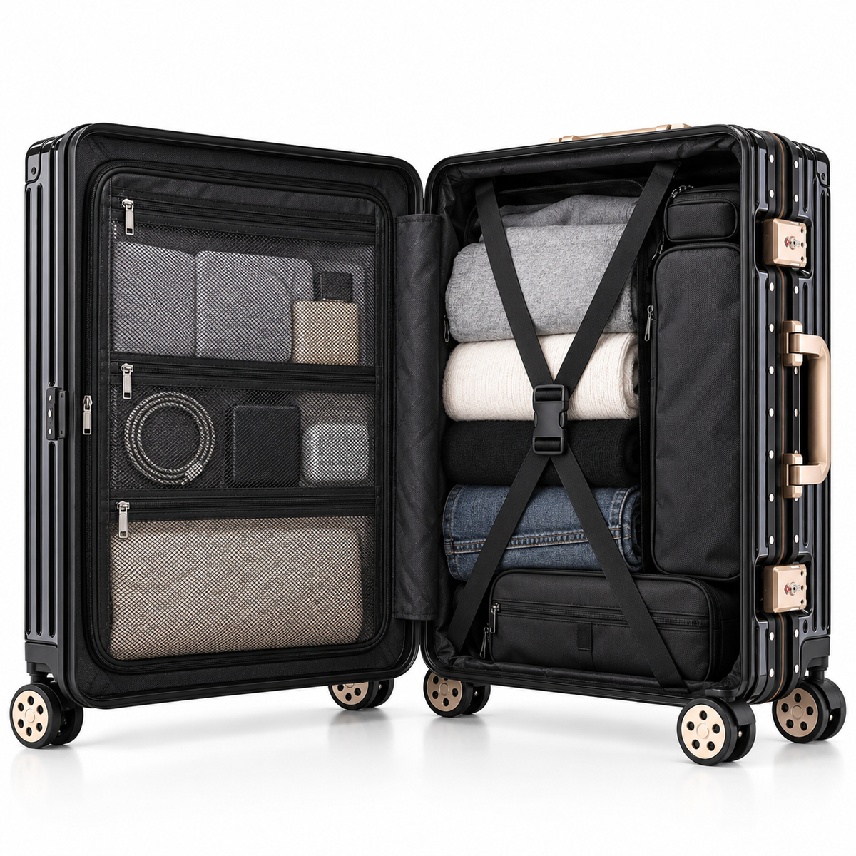 Check-In Suitcase — Anti-Theft