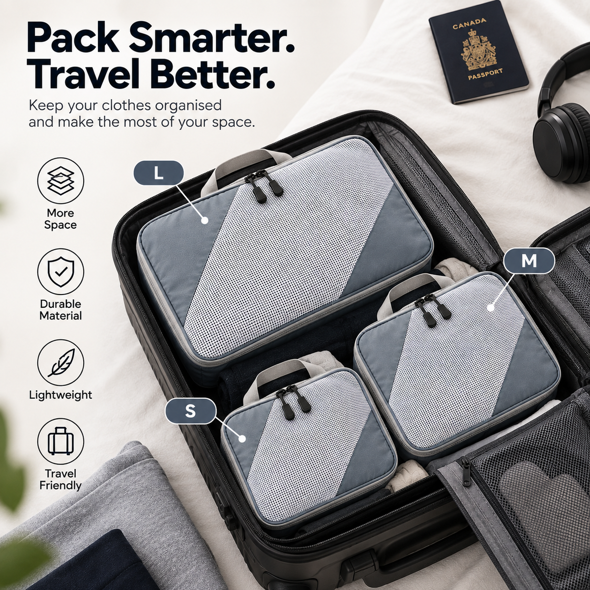 Compression Packing Cubes Set