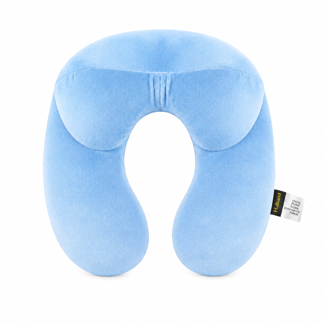 Plush U-Shape Travel Neck Pillow
