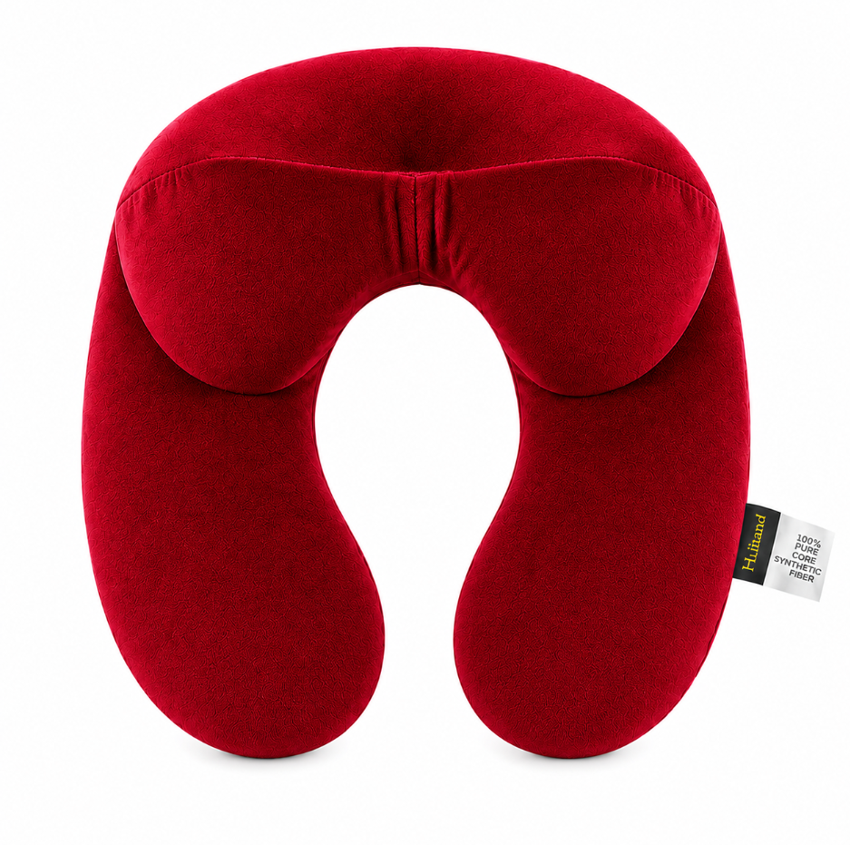 Plush U-Shape Travel Neck Pillow