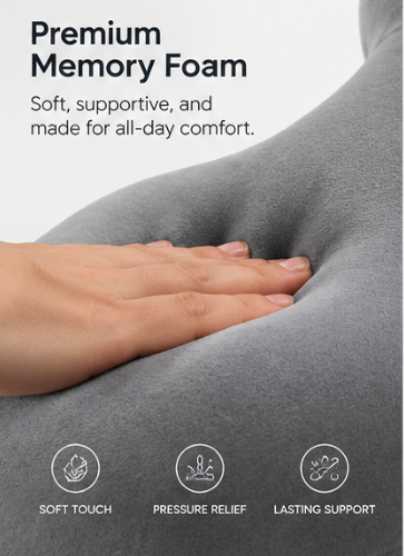 Plush U-Shape Travel Neck Pillow