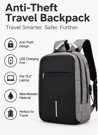 Anti-Theft Backpack