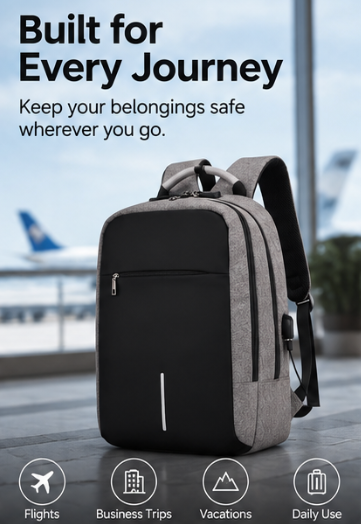 Anti-Theft Backpack