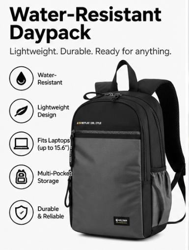 Water-Resistant Daypack