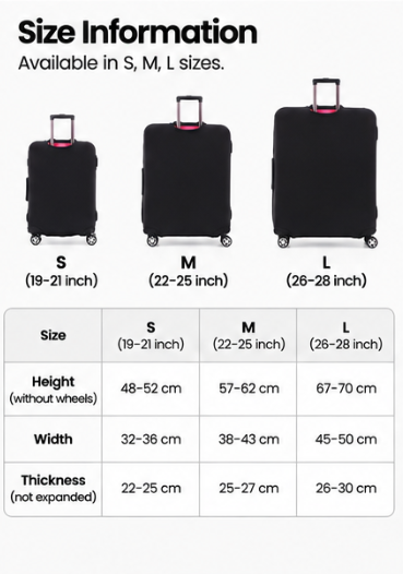 Suitcase Protective Cover